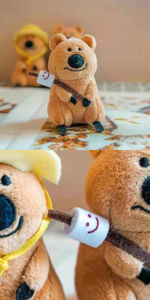 クオッカ＆ボボ ぬいぐるみ キーホルダー QUOKKA & BOBO Dinotaeng