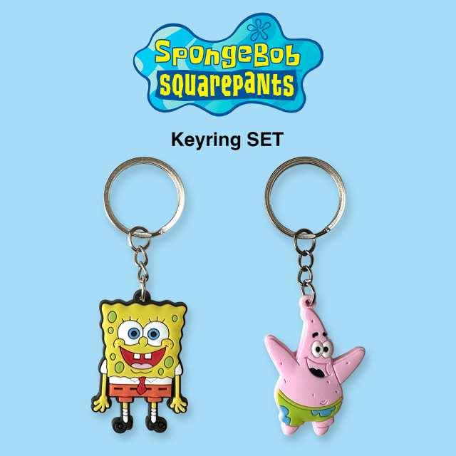 SpongeBob スポンジボブ キーホルダー セット キーリング パトリックスター アクセサリー 雑貨 キャラクター｜au PAY マーケット