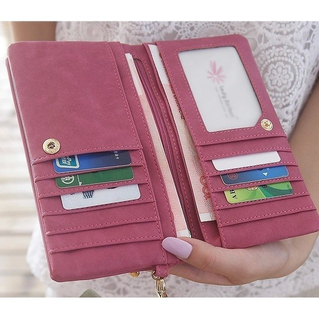 財布 レディース 長財布 二つ折り 大容量 人気 スマホも入る 機能的 ストラップ付 ヌバック レザー調 8カラー 送料無料の通販はau Pay マーケット Ripple Store