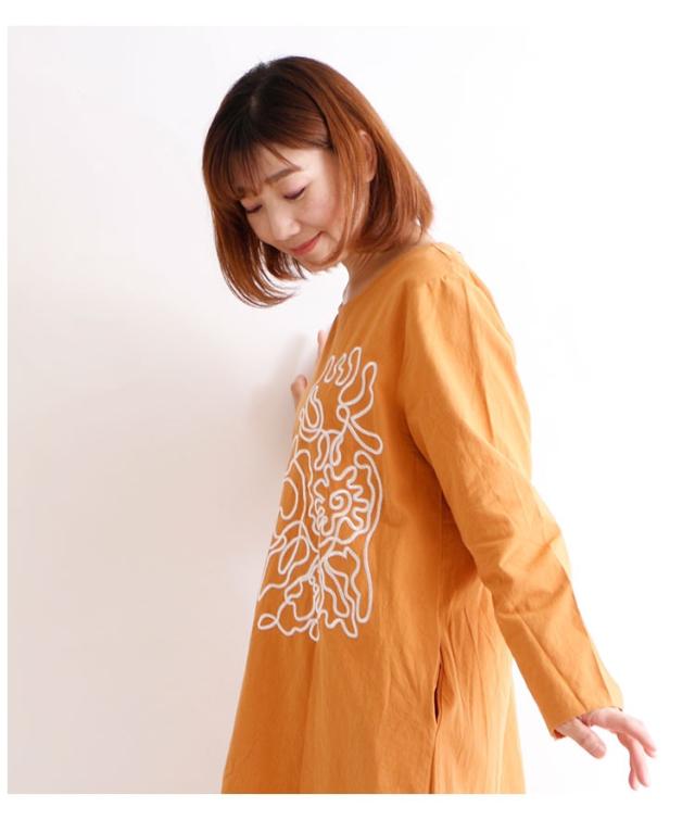 冬新作 刺繍入りバルーンシルエットワンピース レディース ファッション ワンピース イエロー 長袖 バルーン 春 秋 刺繍 シンプル 大人 の通販はau Pay マーケット Sawa A La Mode サワアラモード