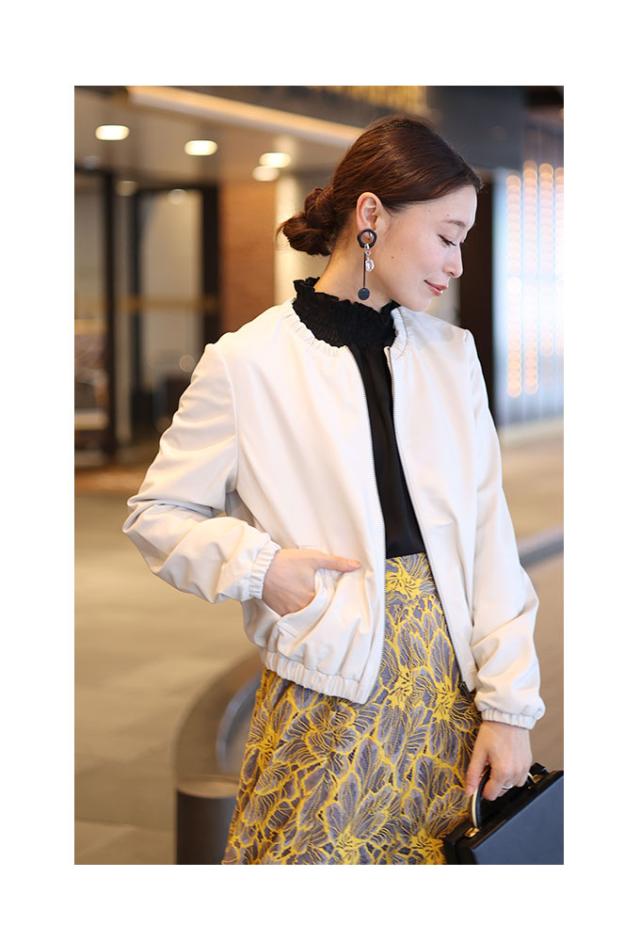 夏新作 上品に羽織れるラムレザーライダースジャケット レディース