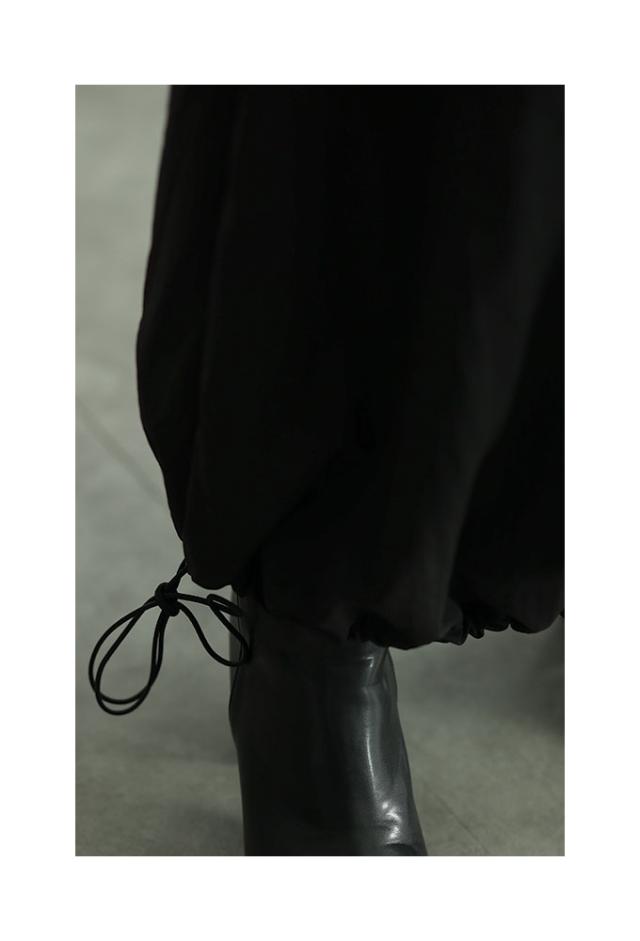 冬新作 マンネリに効く異素材バルーンスカート レディース