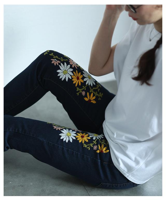 フラワーモチーフデニム フラワーモチーフデニム | Rose Tiara【ローズ