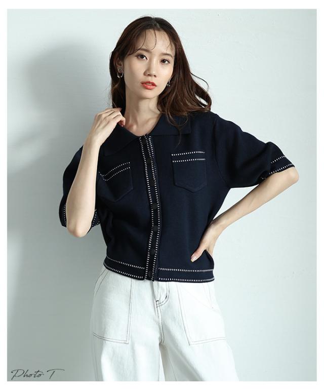 夏新作 トラッドな印象纏うサマーニット レディース ファッション