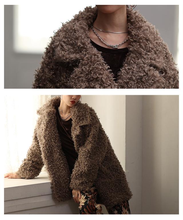 冬新作 リュクスな気分高まるプードルファーダブルミドルコート レディース ファッション アウター コート 羽織り ブラック 黒 秋服 大人可愛い 20代 30代 40代 レディースファッション カジュアル 体型カバー おしゃれ きれいめ ママ アラモード alamode aldt-316a3357 秋新作 リュクスな気分高まるプードルファーダブルミドルコート