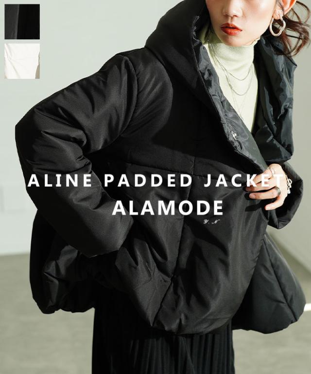 冬新作 暖かく包み込むAライン中綿ジャケット レディース ファッション アウター ジャケット 羽織り ブラック グレージュ ダウン 秋 大人可愛い 20代 30代 40代 レディースファッション カジュアル 体型カバー おしゃれ きれいめ ママ アラモード alamode almam-198452