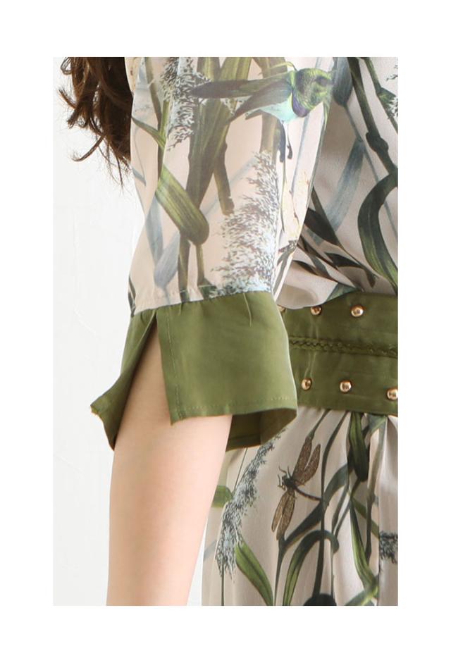 秋新作 サワアラモード ボタニカルワンピース レディース ファッション