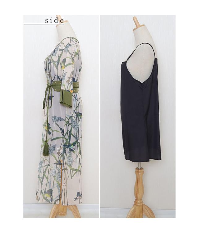 秋新作 サワアラモード ボタニカルワンピース レディース ファッション