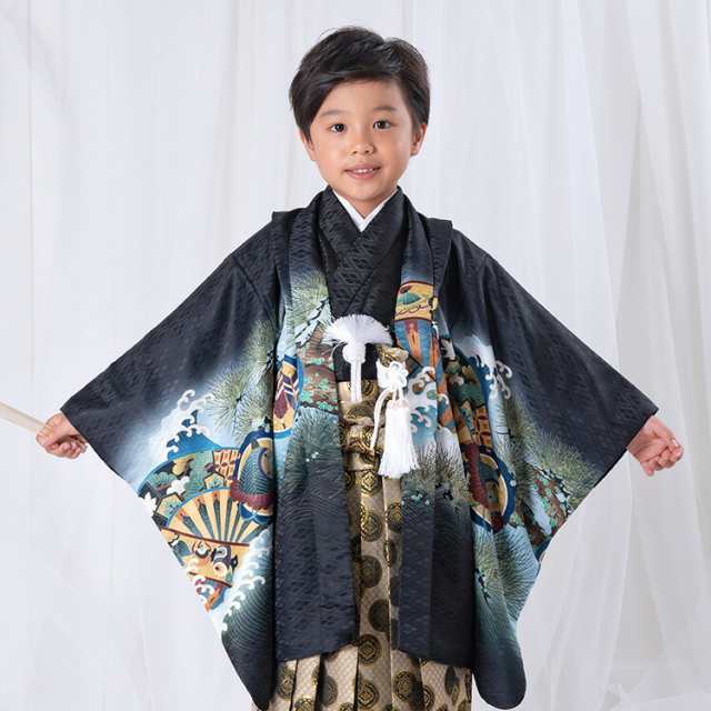 七五三 男の子 五歳 羽織袴セット - キッズ服男の子用(90cm~)