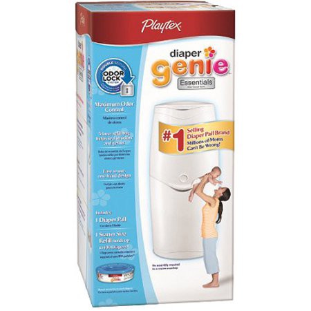 通販 偽物 Playtex 紙おむつ廃棄ポット おむつゴミ箱 紙おむつゴミ袋 Diaper Genie Essentials Pail With Starter Refill Pa クーポン大特価 Cedesex Org