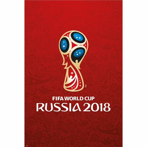18年 ポスター サッカー ワールドカップ ロシア ロゴ オフィシャルポスター 18 Fifa World Cup Russの通販はau Pay マーケット ベニス輸入雑貨専門店 Au Pay マーケット店