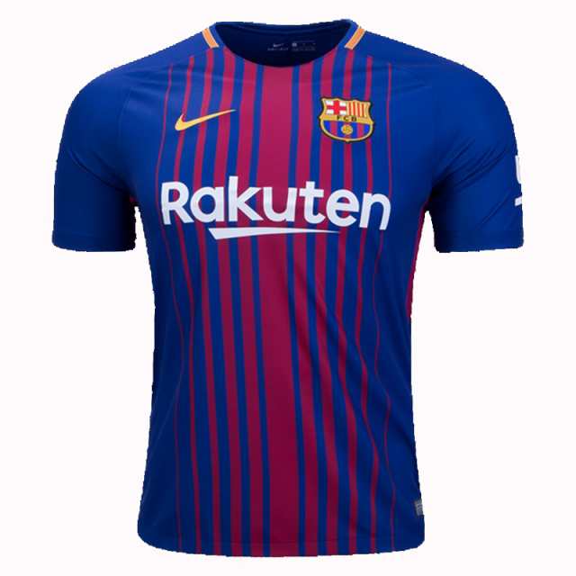 新着 Fc バルセロナ 17 18 ホーム ユニフォーム Home Soccer Jersey Rakuten ロゴ入りの通販はau Wowma アイディーリ輸入雑貨専門店 Au Wowma 店