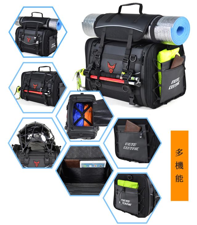 バイク用 ツーリング 上質 防水バッグ シートバッグ ？大容量 アウトドア 防災 43L+46L（2個セット）_3