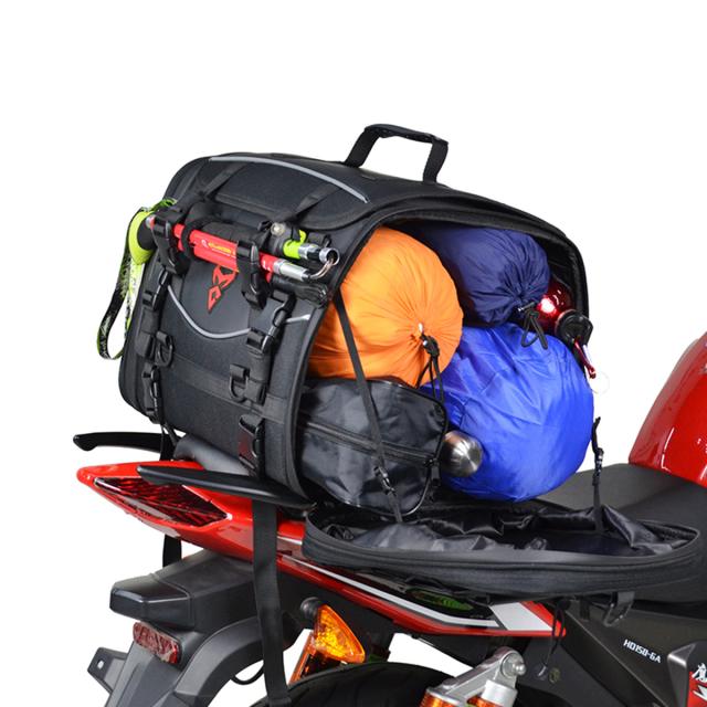 バイク用 ツーリング 上質 防水バッグ シートバッグ ？大容量 アウトドア 防災 43L+46L（2個セット）_10