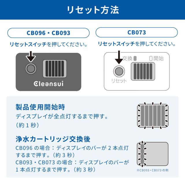 浄水器交換用カートリッジ クリンスイ カートリッジ 交換用 CBC06 (1個