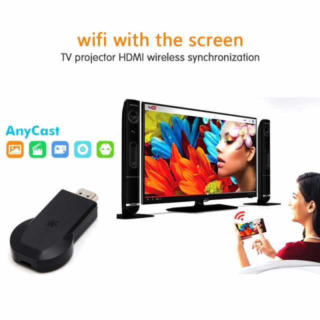 Anycast Wi Fi ミラーリング Iphone Android Mac Windows Ios Hdmi 会議 テレビ ゲーム ワイヤレス 送料無料の通販はau Pay マーケット アクセサリー専門店きらら