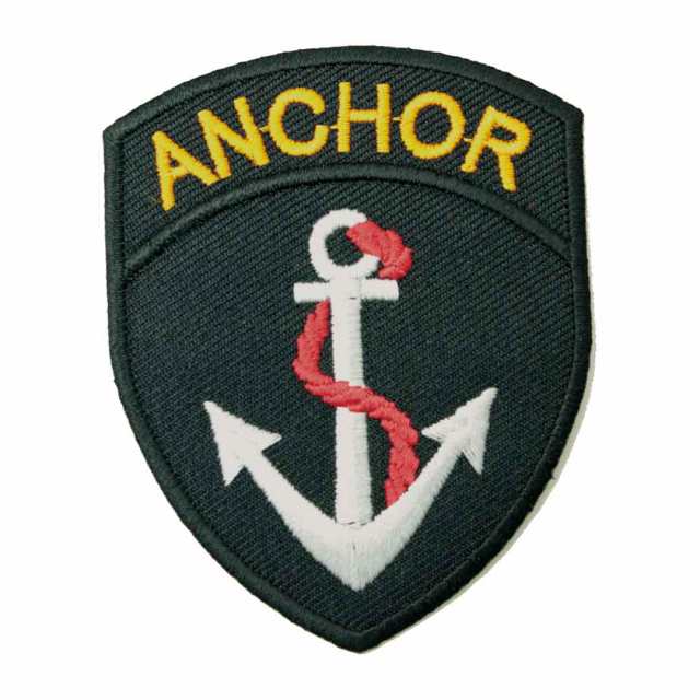 ワッペン アイロン ミリタリー USA 紋章 ANCHOR イカリ 海軍 軍物 ...