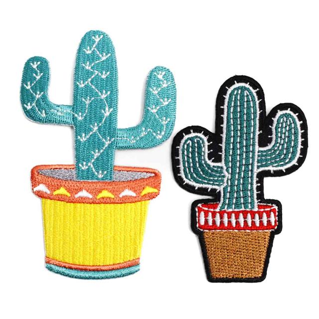 ワッペン2点セット サボテン メキシコ テキーラ 植物 Set Diy お得な2枚セット キャラクター アップリケ わっぺん アイロンで簡単貼り付の通販はau Wowma Peace Made