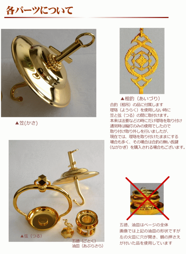 本山合釣付輪灯（1対） 本金メッキ仕上 3号 （真宗大谷派用） /仏具用品_葬儀_お葬式_法事_仏の通販はau PAY マーケット - 仏壇・仏具・神棚・数珠のハセガワ仏檀  | au PAY マーケット－通販サイト