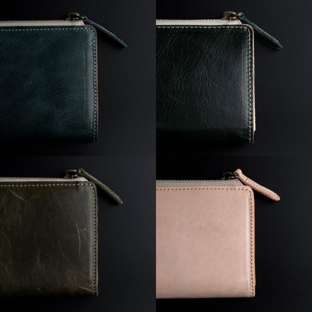 L字ファスナー 長財布 国産 本革 ホースレザー 馬革 レザー 財布 革