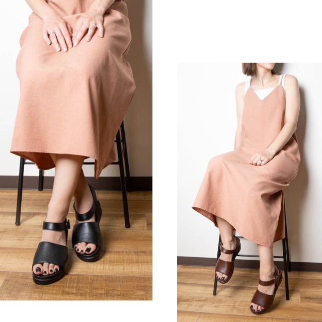 厚底 レザーサンダル アンクルストラップ レザーサンダル アンクルストラップ 325 – Hallelujah
