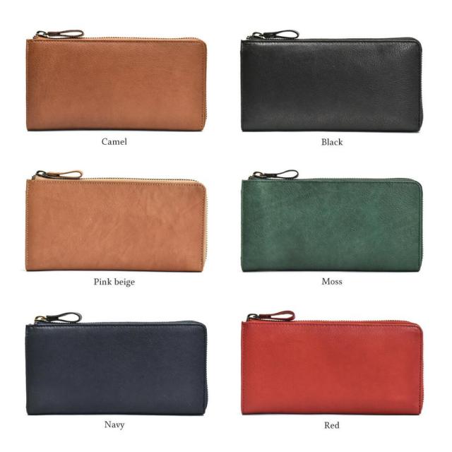 長財布 TIDY 本革 ヌメ革 レディース メンズ 財布 Mollis L字