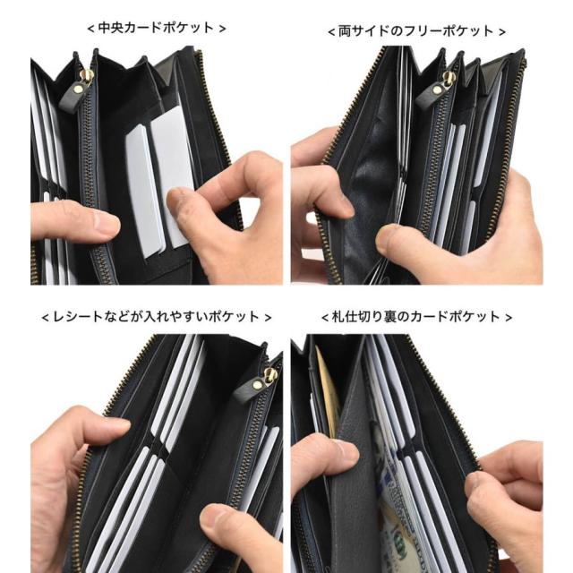 長財布 TIDY 本革 ヌメ革 レディース メンズ 財布 Mollis L字