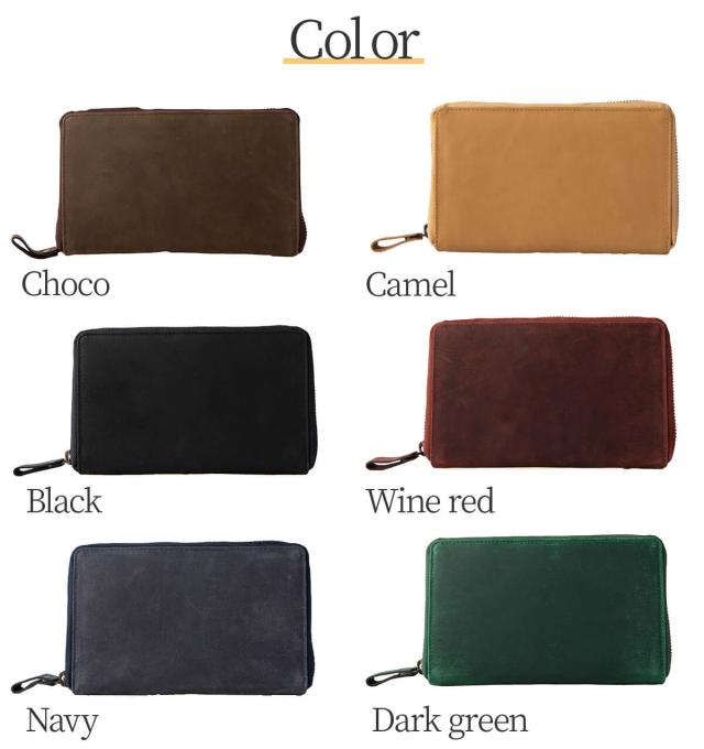 オールレザー クラッチウォレット PASSBOOK Wallet 通帳ケース 大きめ
