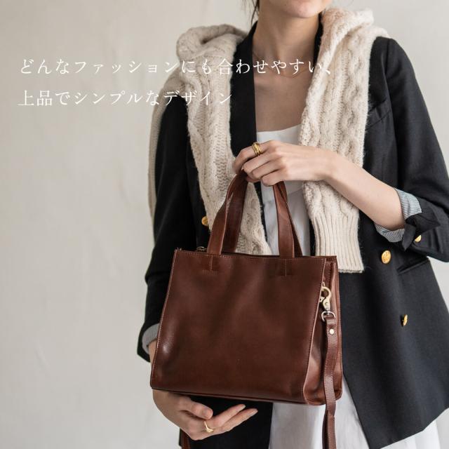 イタリアンレザー ショルダー バッグ レディース 仕切りバッグ 仕切り