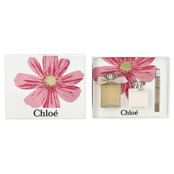 送料無料  クロエ オードパルファム ホリデー コフレ セット EDP100ml＋EDP10ml＋ボディローション100ml CHLOE