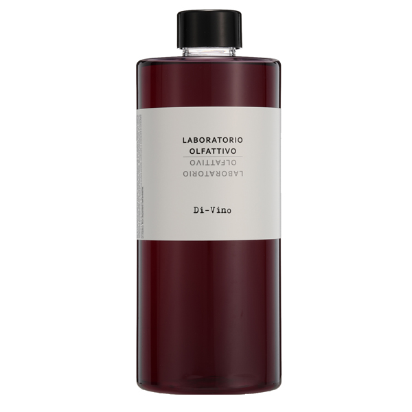 送料無料  ラボラトリオ・オルファティーボ ルームフレグランス ディ・ヴィーノ（赤ワイン） ディフューザー リフィル 500ml (リード無し)
