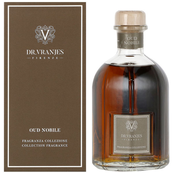 送料無料  ドットール・ヴラニエス ルームフレグランス ウード ノービレ（OUD NOBILE） ディフューザー 250ml リード付き Dr. Vranjes