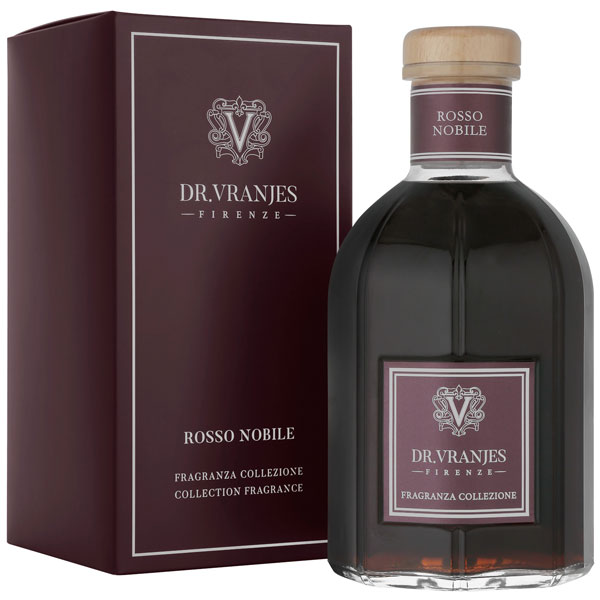 送料無料  ドットール・ヴラニエス ルームフレグランス ロッソ ノービレ（ROSSO NOBILE） ディフューザー 1250ml リード付き  【営業日13時まで当日発送】