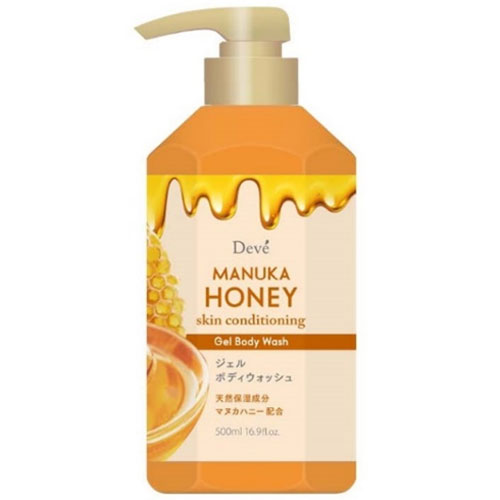 送料無料  熊野油脂 ディブ マヌカハニー ジェルボディウォッシュ 本体 500ml 20本セット 【ケース販売】