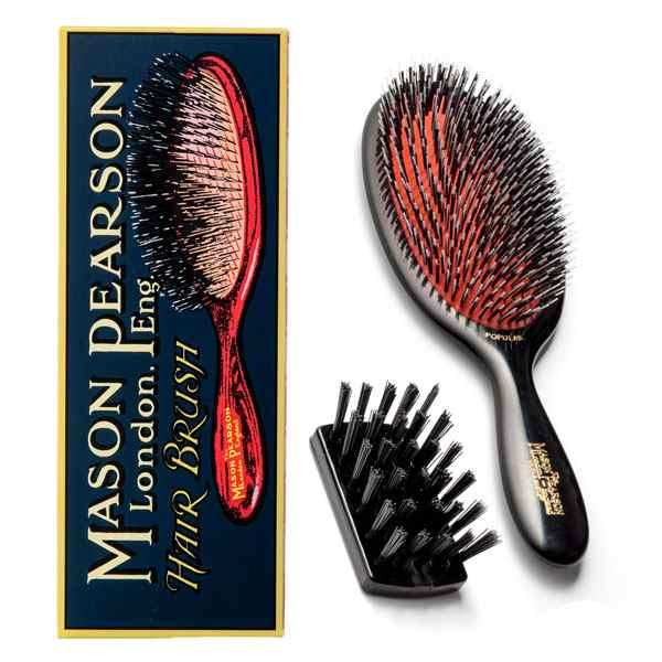 送料無料  メイソンピアソン ポピュラーミックス ダーク・ルビー（ヘアブラシ 猪毛+ナイロン） MASON PEARSONの通販は
