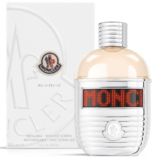 送料無料  モンクレール プールファム LEDスクリーン付 EDP オードパルファム SP 150ml 香水 MONCLER