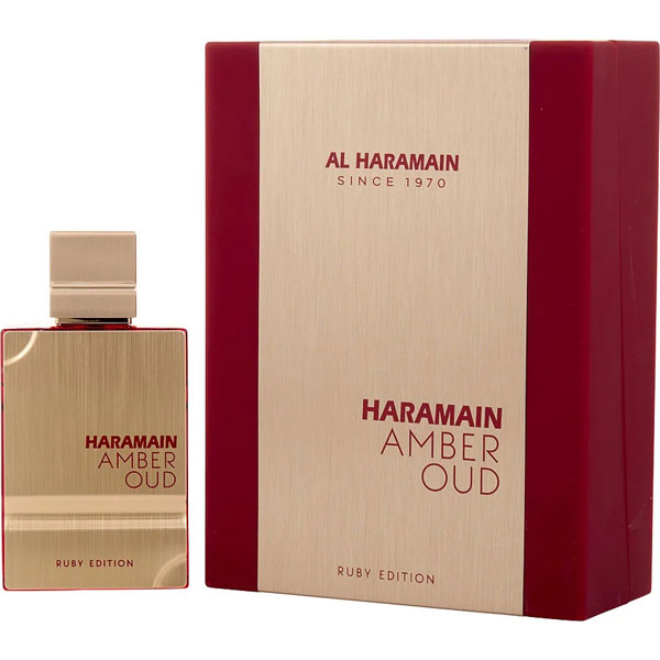 送料無料  アルハラメイン アンバー ウード ルビー エディション EDP オードパルファム SP 60ml 香水 AL HARAMAIN  【営業日13時まで当日発送】