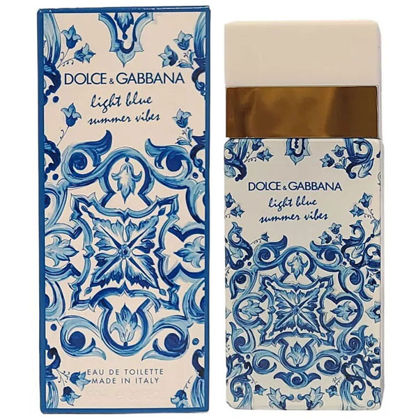 送料無料  ドルチェ＆ガッバーナ ライトブルー サマーバイブス EDT オードトワレ SP 100ml 香水 DOLCE ＆ GABBANA D＆G