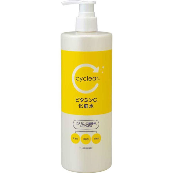送料無料  熊野油脂 cyclear サイクリア ビタミンC 化粧水 500ml 20本セット 【ケース販売】の通販は