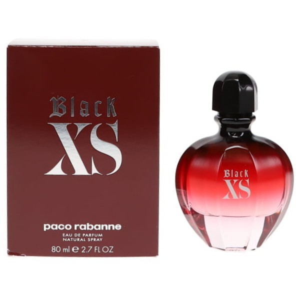 送料無料  【訳あり】 パコラバンヌ ブラック エクセス フォーハー EDP オードパルファム SP 80ml 【箱不良】 香水 PACO RABANNE  【営業日13時まで当日発送】