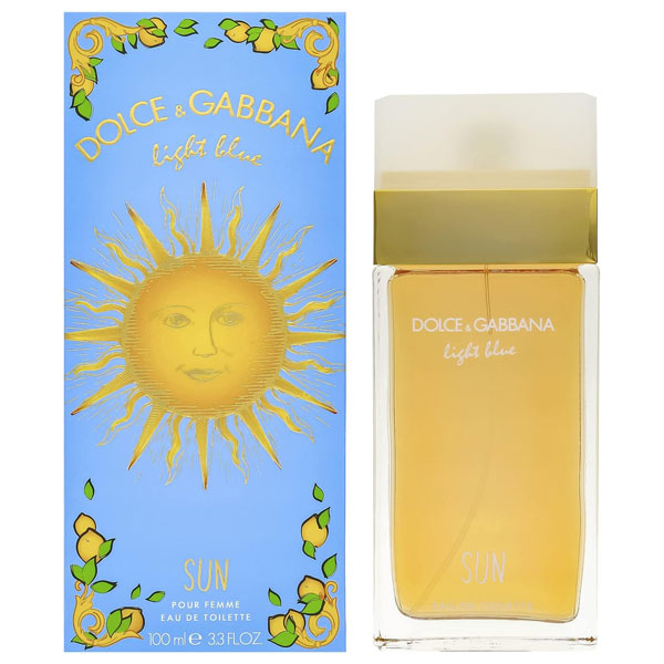 送料無料  【訳あり】 ドルチェ＆ガッバーナ ライトブルー サン EDT オードトワレ SP 100ml テスター 香水 DOLCE ＆ GABBANA D＆G