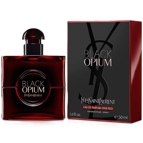 送料無料  イヴサンローラン ブラック オピウム オーバー レッド EDP オードパルファム SP 50ml 香水