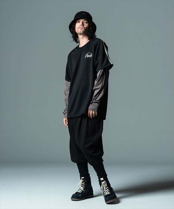 glamb グラム Long Rib Sarrouel Pants ロングリブサルエルパンツの