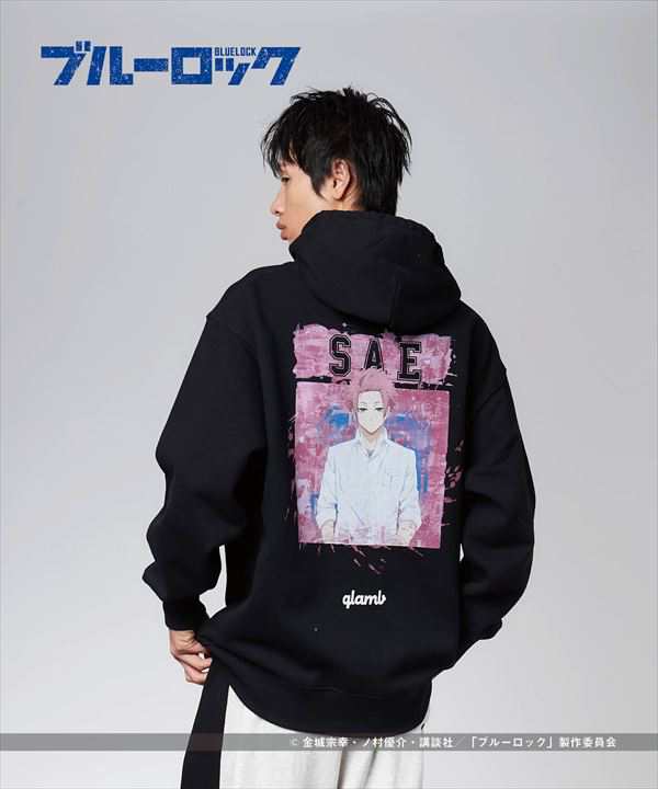 ブルーロック×glamb グラム 糸師 冴 Itoshi Sae Hoodie イトシサエ