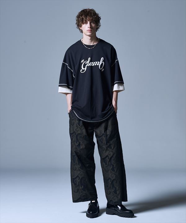 glamb グラム Whole Pattern Wide Pants ホールパターンワイドパンツの