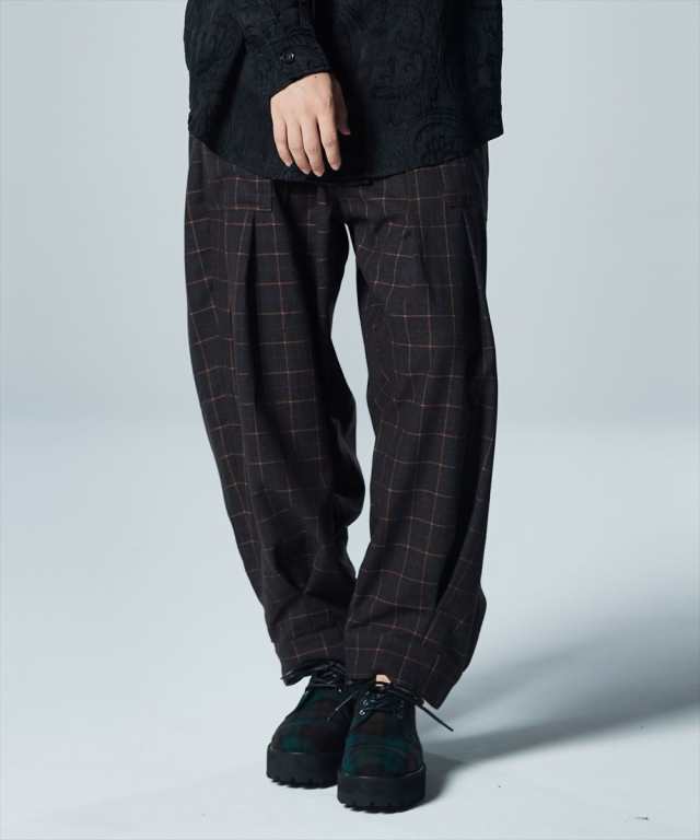 glamb グラム Windowpane Balloon Pants ウインドウペンバルーン