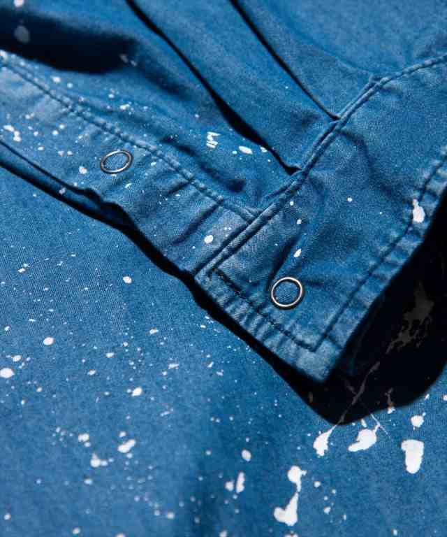 glamb グラム Splash Denim SH スプラッシュデニムシャツの通販はau