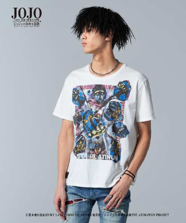 Glamb グラム スタープラチナ T Star Platinum T Jojo ジョジョ 空条承太郎 Tシャツ 21 Vol 4 の通販はau Pay マーケット 丸三洋品店