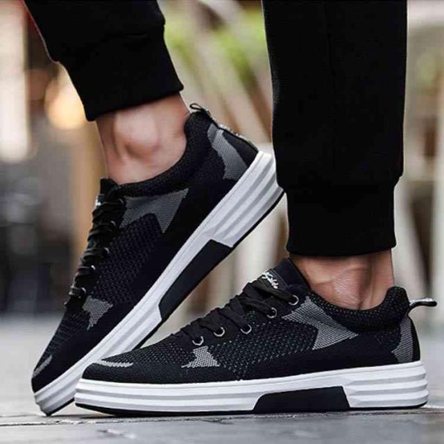 デッキシューズ スニーカー メンズ ローカット アッパーニット ローカットスニーカー メンズスニーカー デッキ 通気性 軽い 靴の通販はau Pay マーケット Tkg