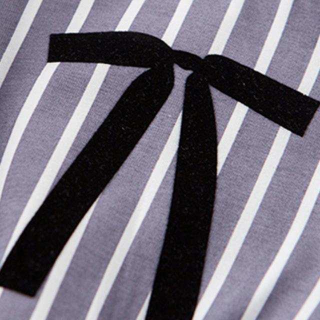 キッズワンピース 女の子 ワンピース ストライプ柄 長袖ワンピース 子供服 ドッキング 異素材切り替え こども 子供 チュール の通販はau Pay マーケット Tkg